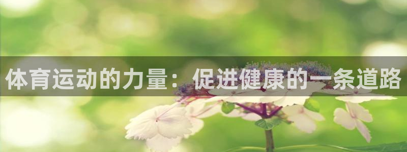 JJB竞技宝官网下载平台注册流程图:体育运动的力量:促进健康